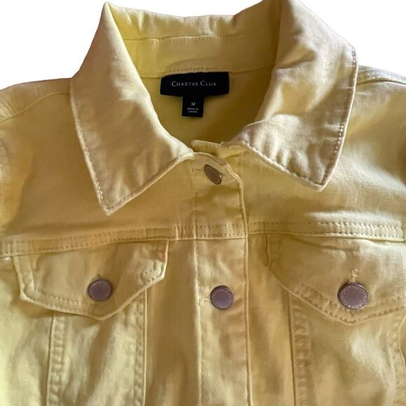 Charter Club Yellow Women's Vest - Picture 3 of 12